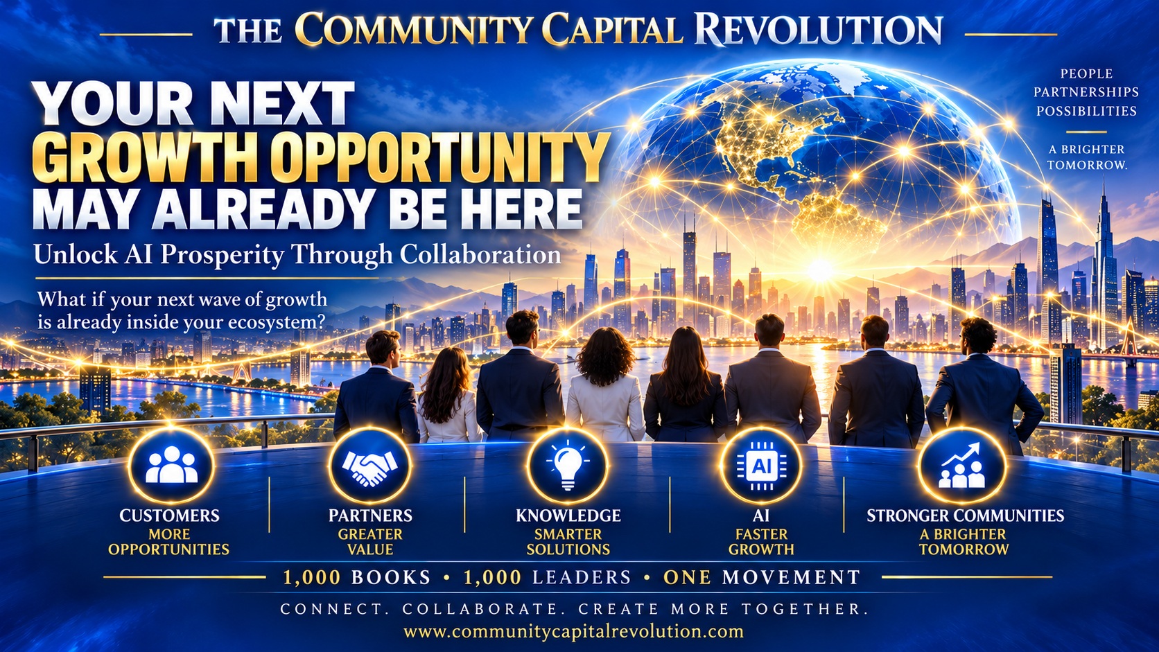 Artificial intelligence combined with human intelligence and Community Capital