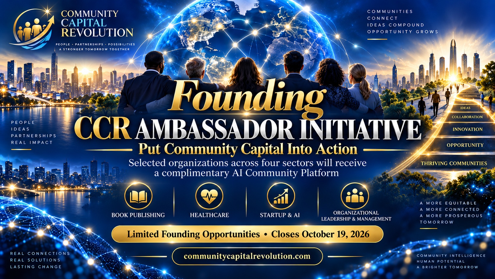 The Community Capital Revolution (CCR) Launches Founding Ambassador Initiative