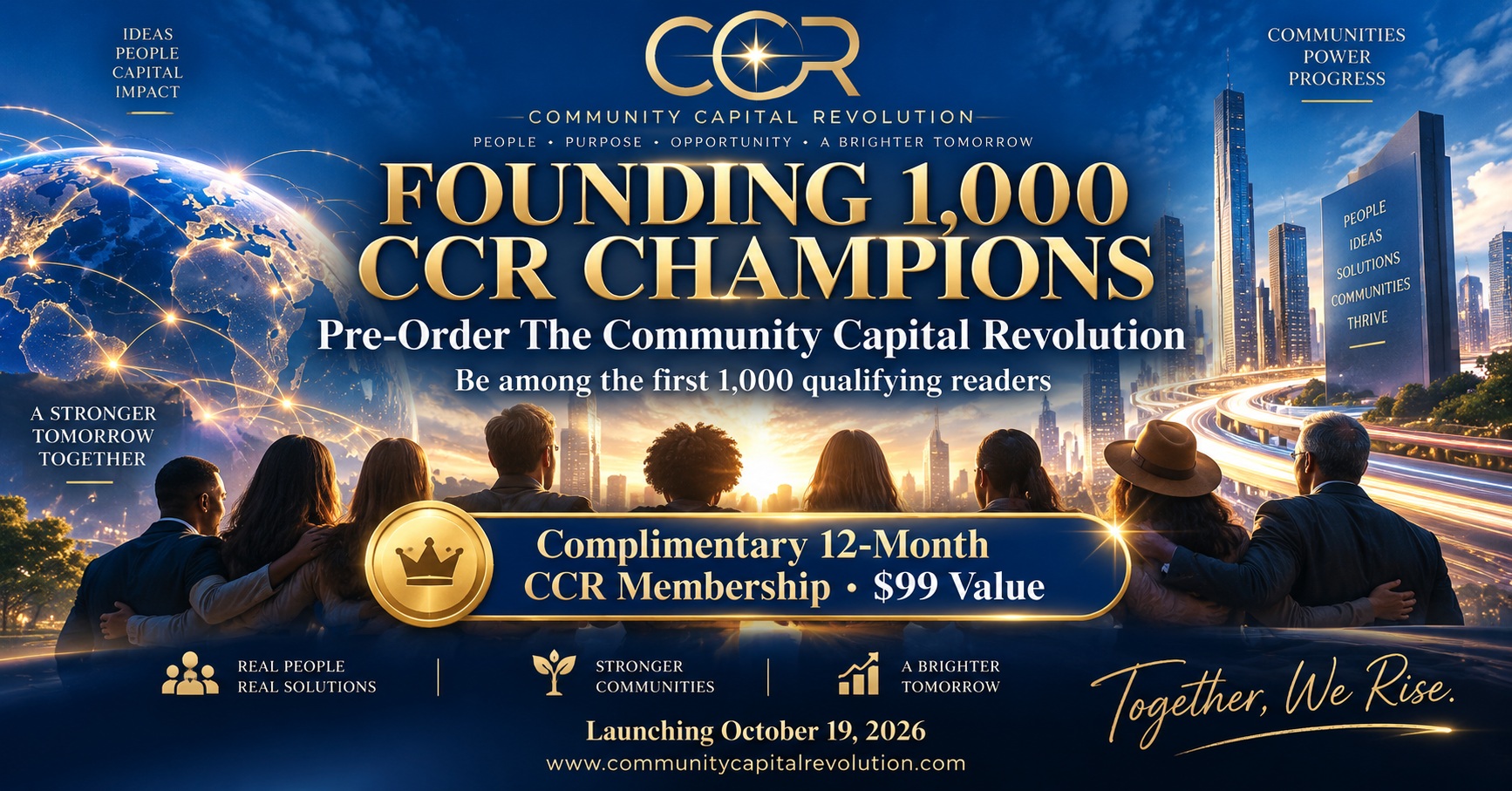 Pre-order now and receive a complimentary $99 annual CCR membership